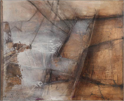 J&ouml;rg Miszewski - Malerei auf Leinwand / Ohne Titel