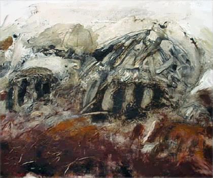 J&ouml;rg Miszewski - Malerei auf Leinwand / To the Huts