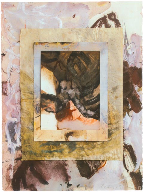 Jörg Miszewski Malerei auf Papier - Bildstapel 06/05 (Interieur)