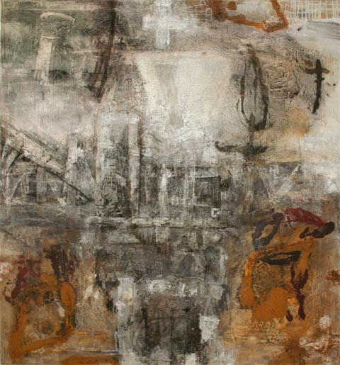 Jörg Miszewski Malerei auf Leinwand - Das Portal