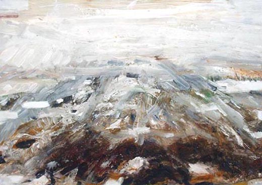 Jörg Miszewski Malerei auf Leinwand - Zauberberg